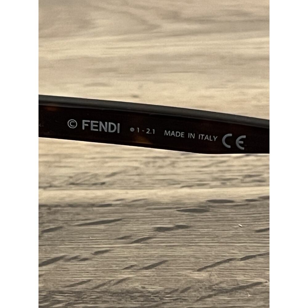 Fendi Aviator Sunglasses Havana Tortoise Ff Logo Fe40026U 52A - Picture 9 of 9